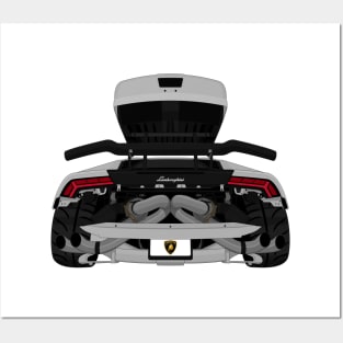 HURACAN GREY Posters and Art